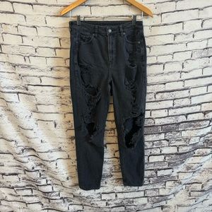 American Eagle Mom Jeans Comfort Stretch Waistband SZ 4